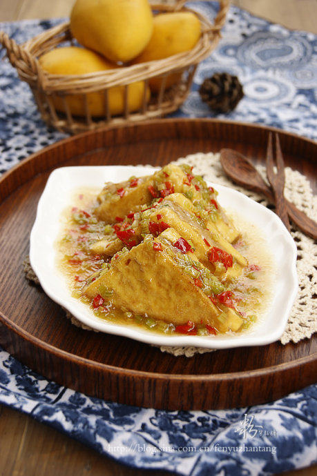 金字塔豆腐夹 