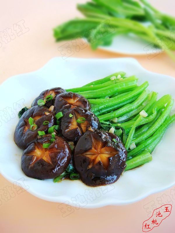 蚝油香菇菜心 