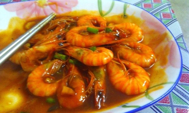 番茄汁焖基围虾