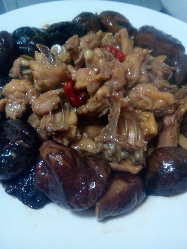 冬菇焖鸡