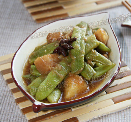 土豆炖豆角