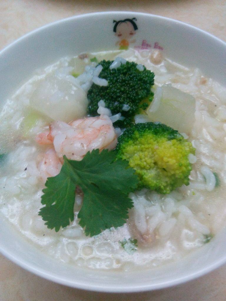 鲜虾肉末冬瓜汤饭