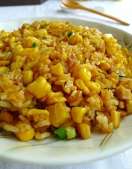 金沙玉米炒饭