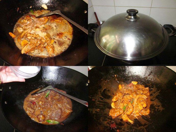 香辣啤酒鸭,加盖大火烧开,再转中小火闷至剩下三分之一的水量时开盖收汁,让酒味散去,再调入一点点水淀粉收浓汁时即可。