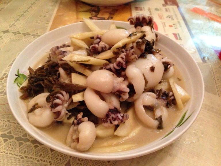 小墨鱼茭白
