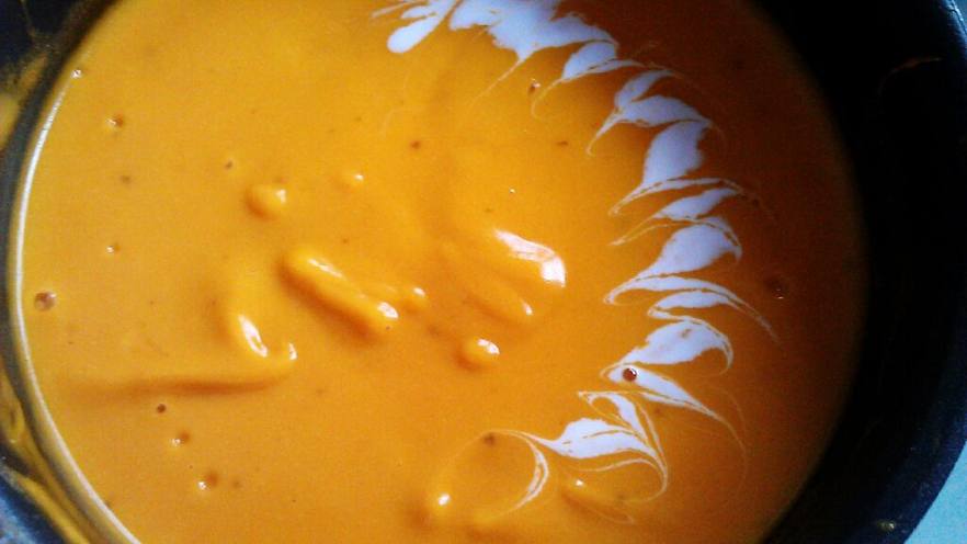 椰香牛奶南瓜汤