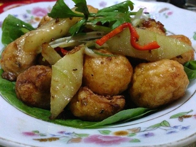 爆炒西瓜皮鹌鹑蛋