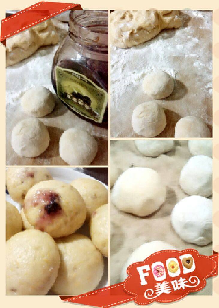 蓝莓南瓜包