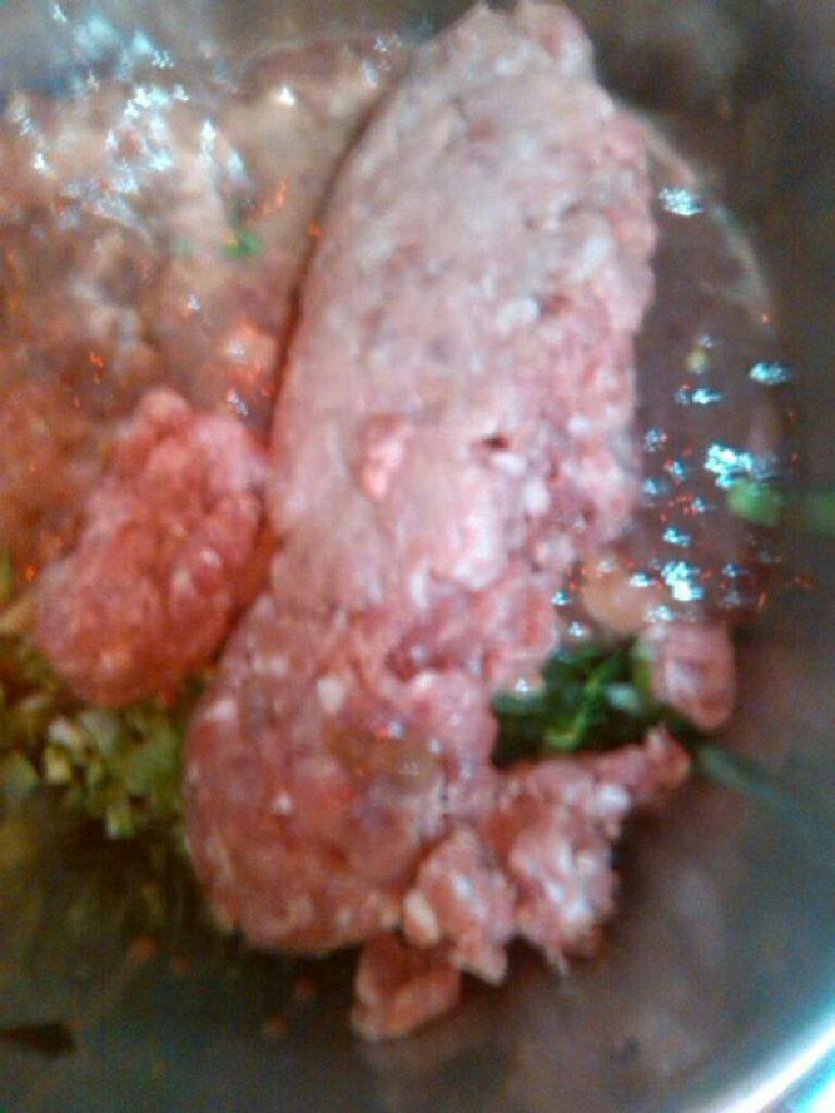 黄金丸子,肉泥放进去,是买的时候打成泥的