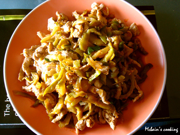 榨菜炒肉丝