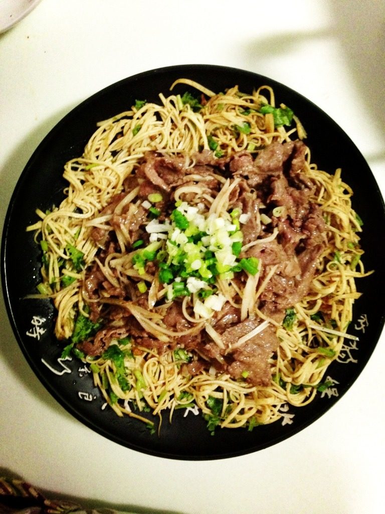 嫩姜牛肉腐皮丝