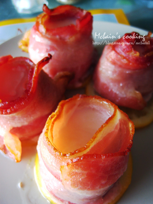 柠香培根扇贝卷