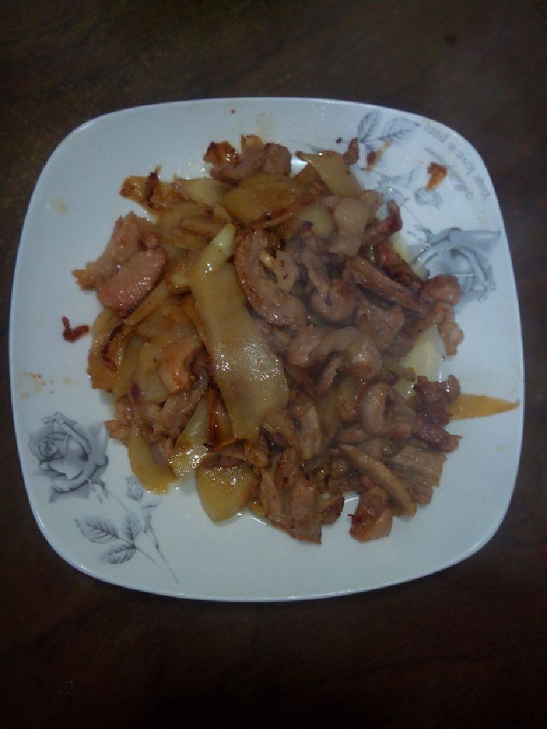 生姜肉片