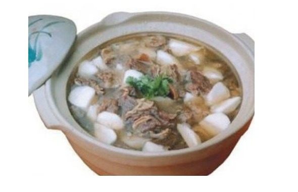 山药羊肉奶汤