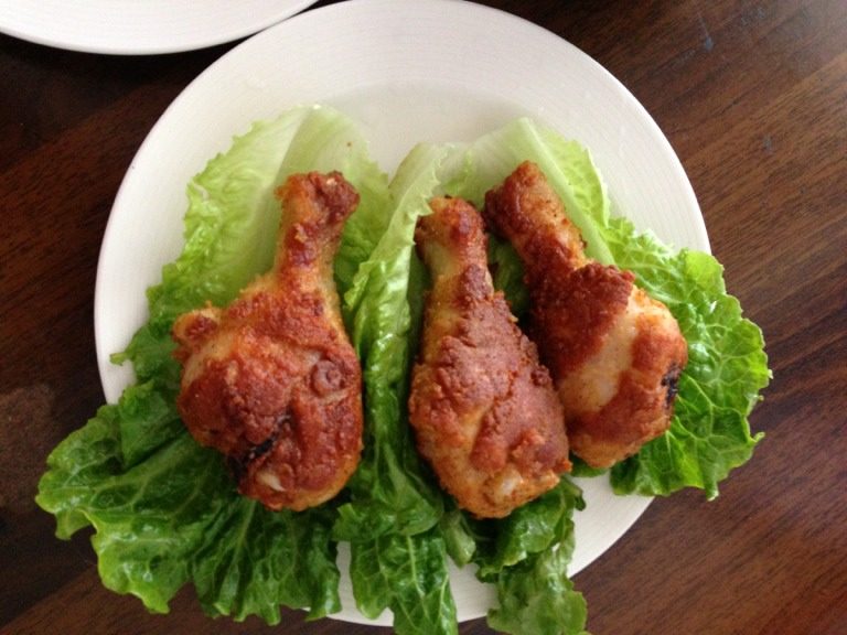 香辣煎鸡腿
