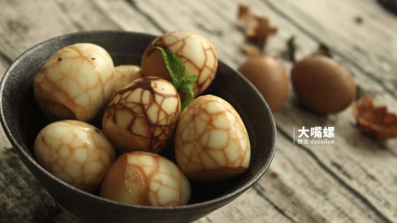 红糖茶叶蛋丨大嘴螺,蛋中也有大智慧