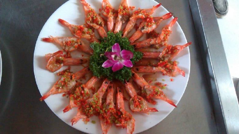 蒜茸开边虾