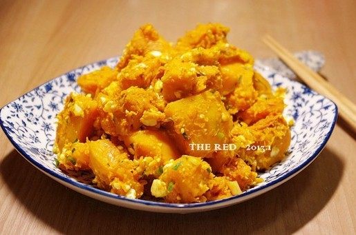 咸蛋焗南瓜（全蛋版）