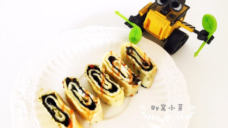 芝士流心蛋卷—这里有超多蛋白质和钙哦！