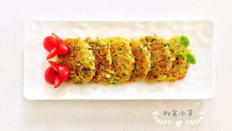 西兰花土豆饼—试试缤纷蔬菜饼12M ,开动开动