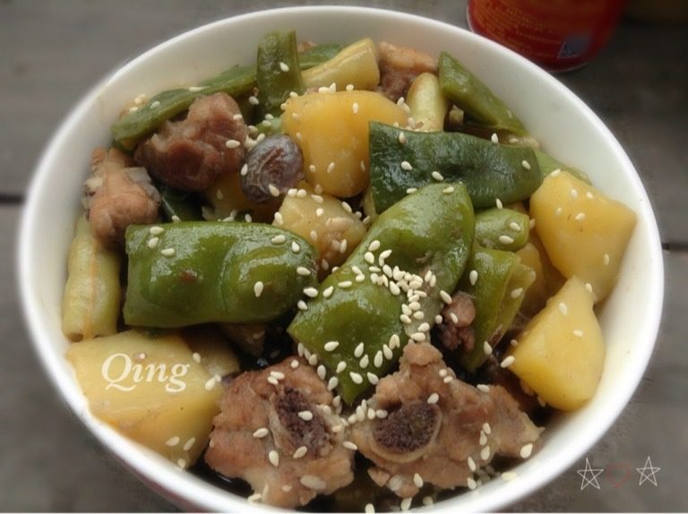排骨炖豆角