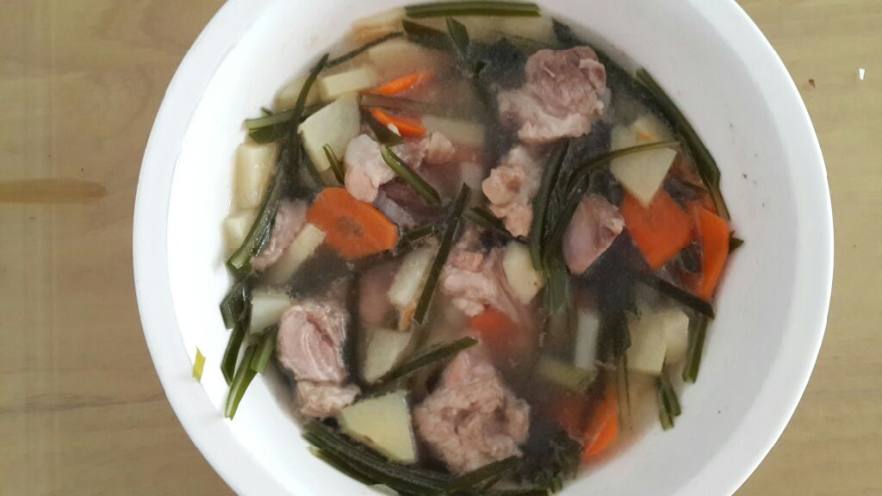 土豆海带排骨汤