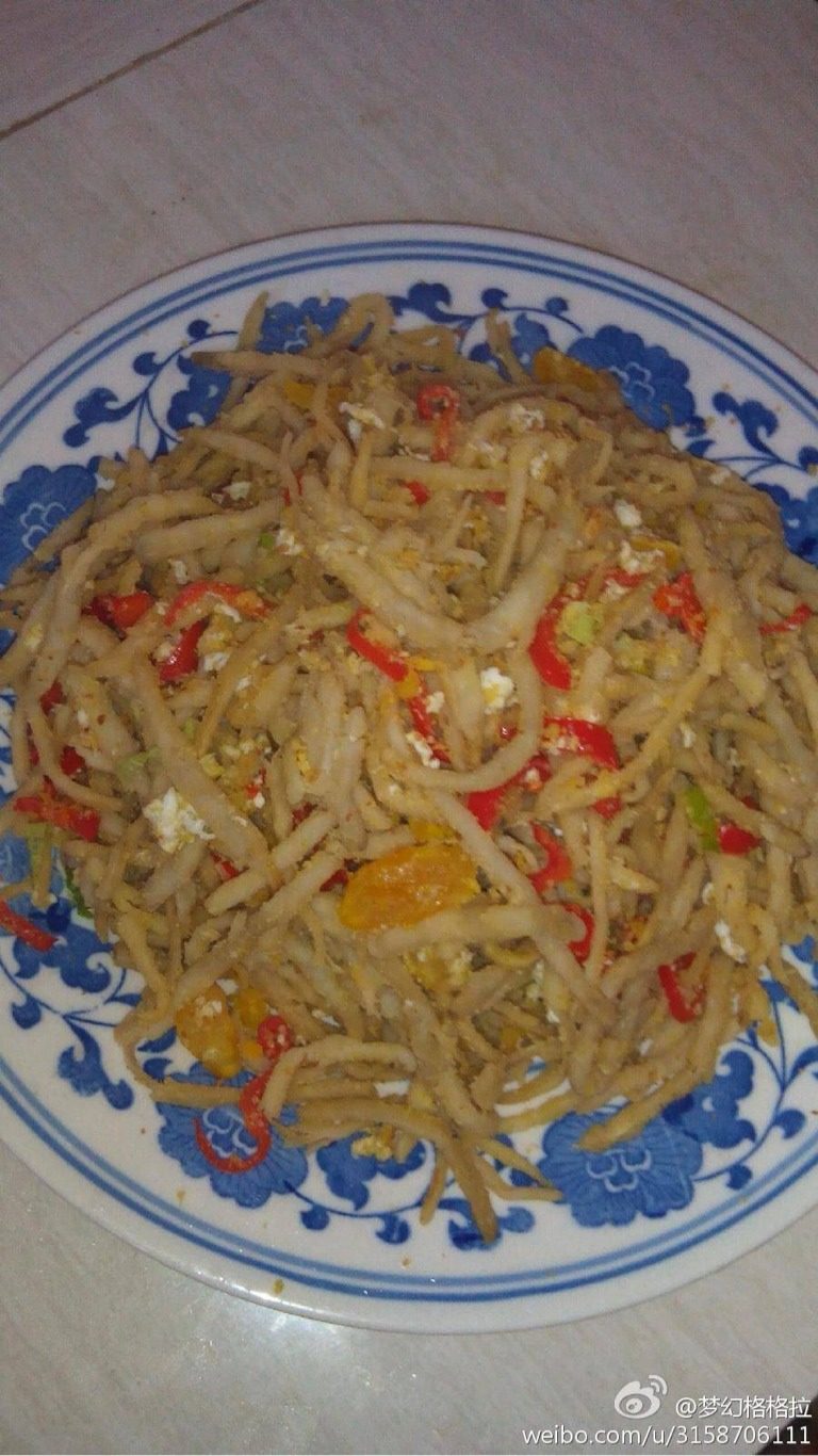 牛蒡炒鸡蛋