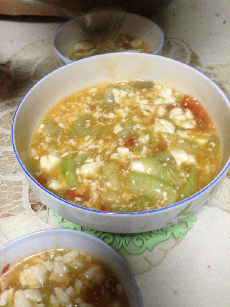 番茄丝瓜羹