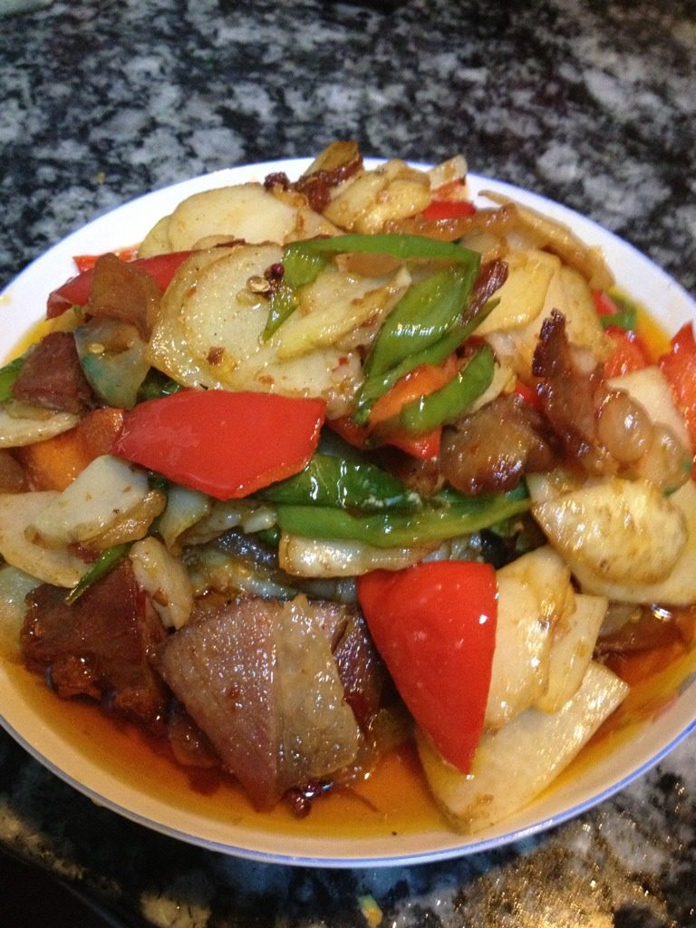 老腊肉回锅