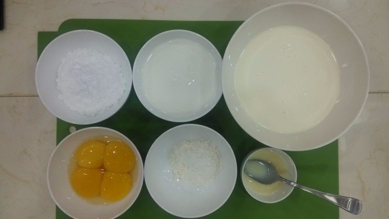 港式蛋挞,原料一