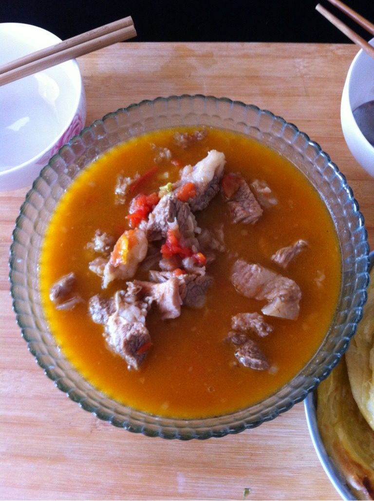 牛腩炖柿子
