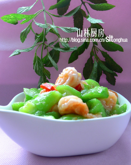 丝瓜烩虾仁