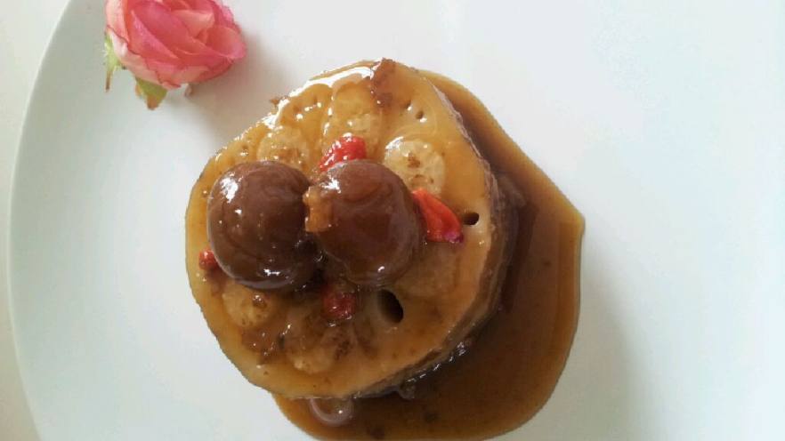 桂圆糯米藕