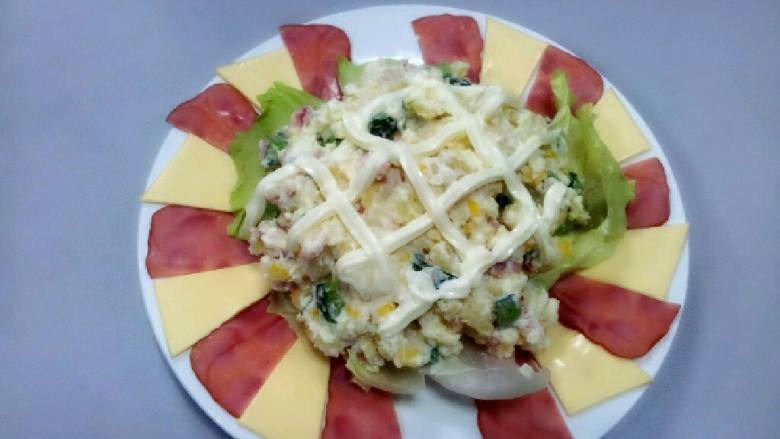 培根芝士拌土豆沙拉