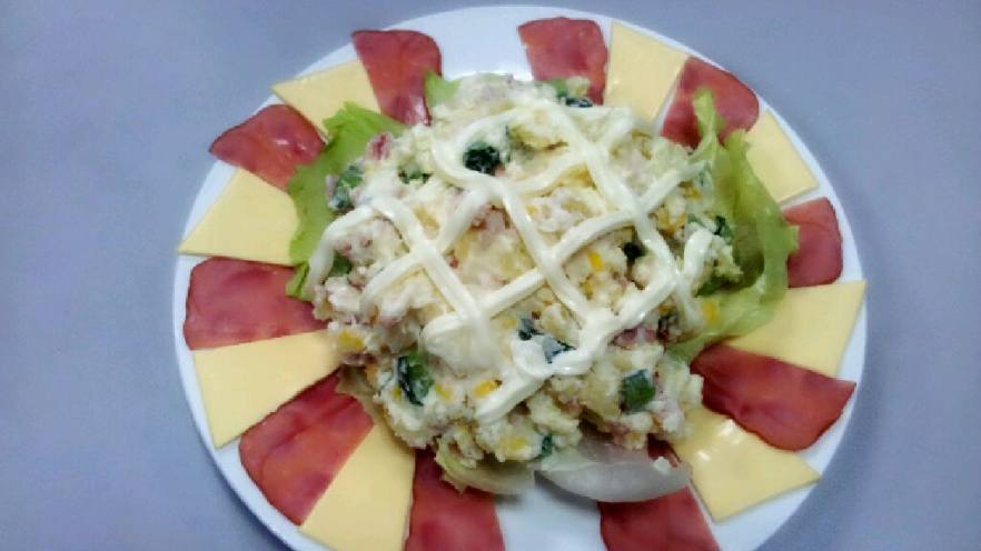 培根芝士拌土豆沙拉