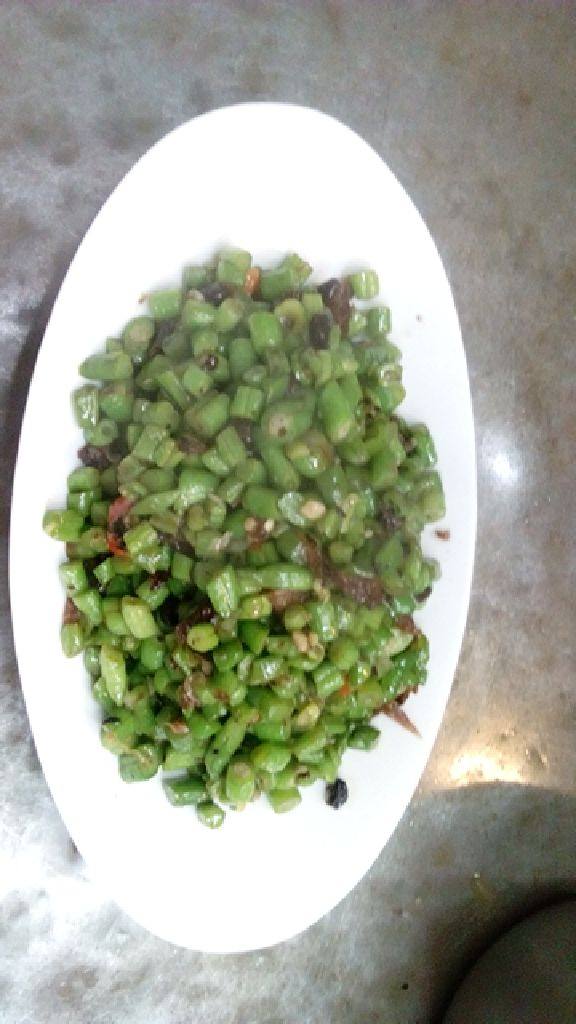 鲮鱼四季豆