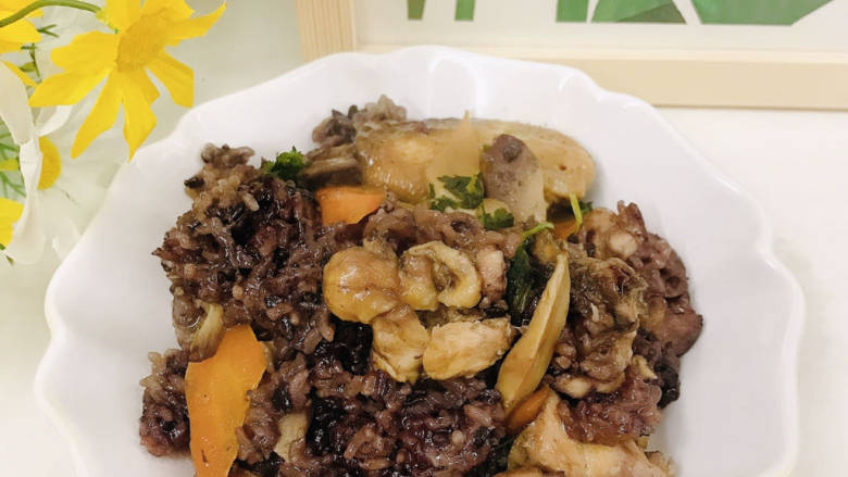 #闹元宵#胡萝卜滑鸡饭（电饭锅版）