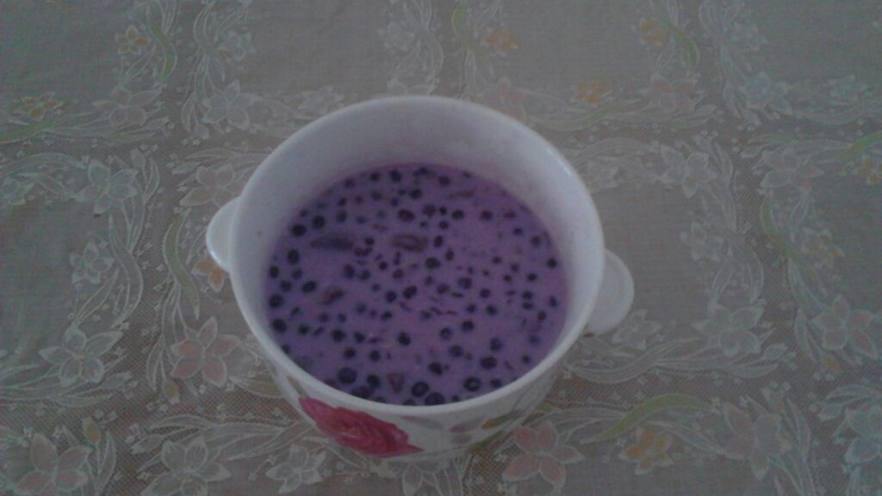 紫薯牛奶西米露