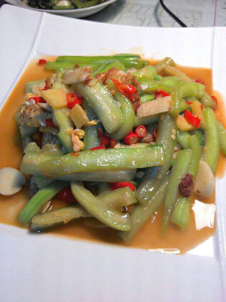 丝瓜炒蛋