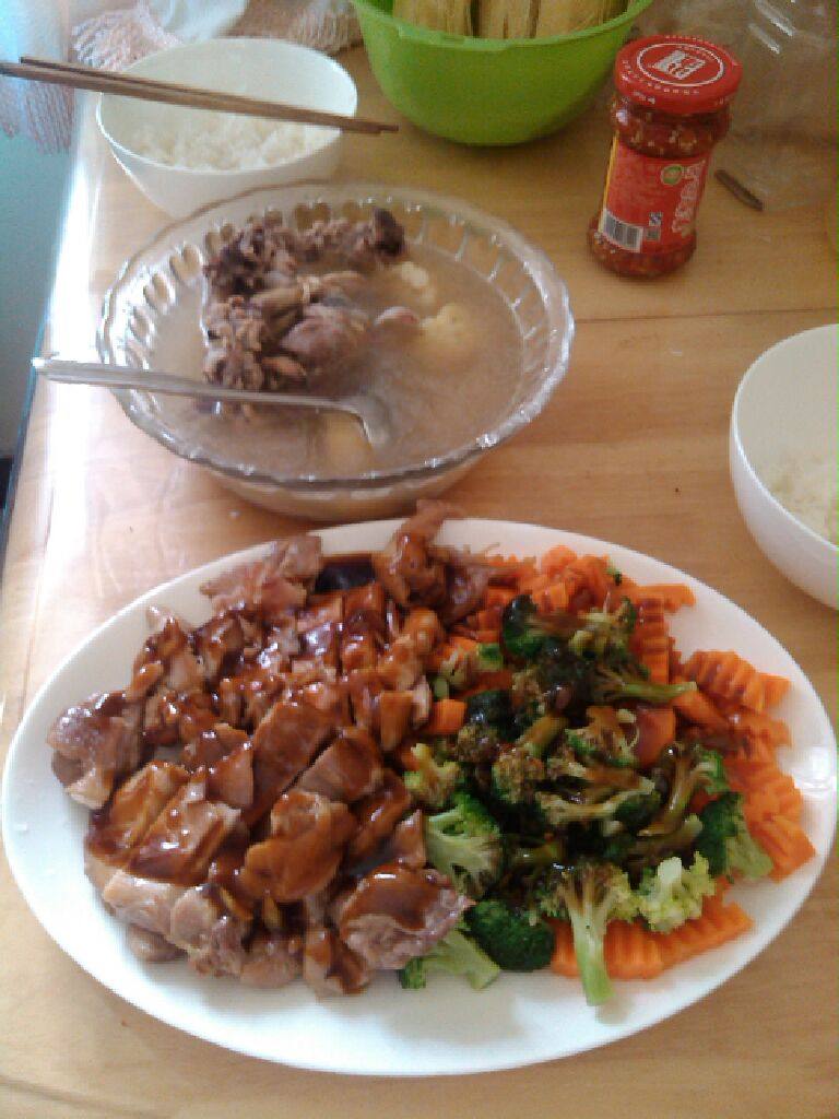 照烧鸡腿饭