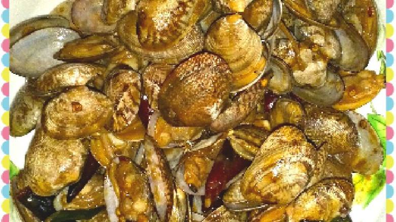 【梅家小厨】~酱爆花蛤