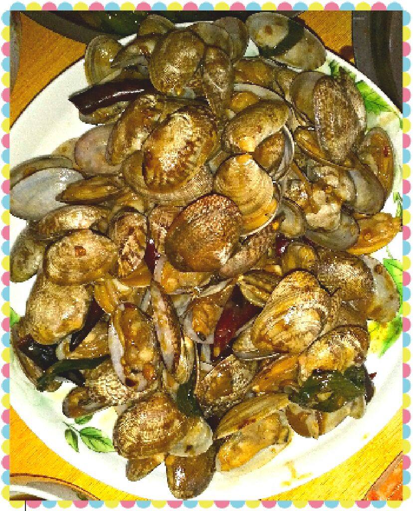 【梅家小厨】~酱爆花蛤