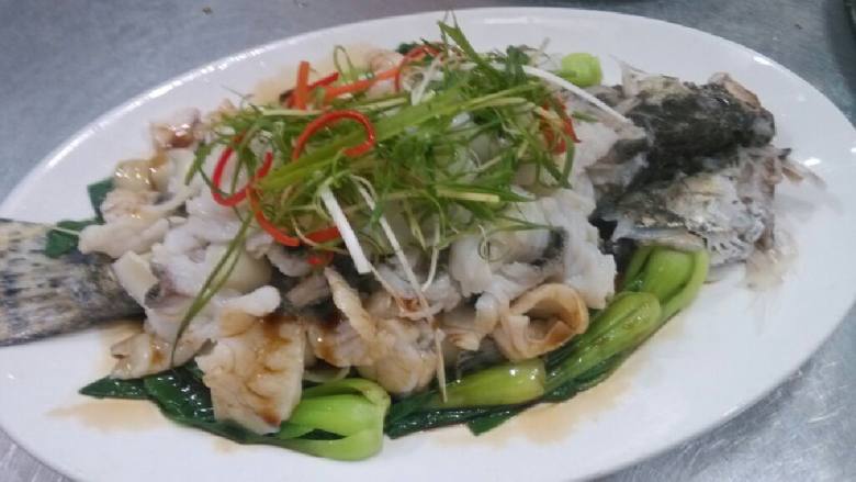 白灼桂花鱼