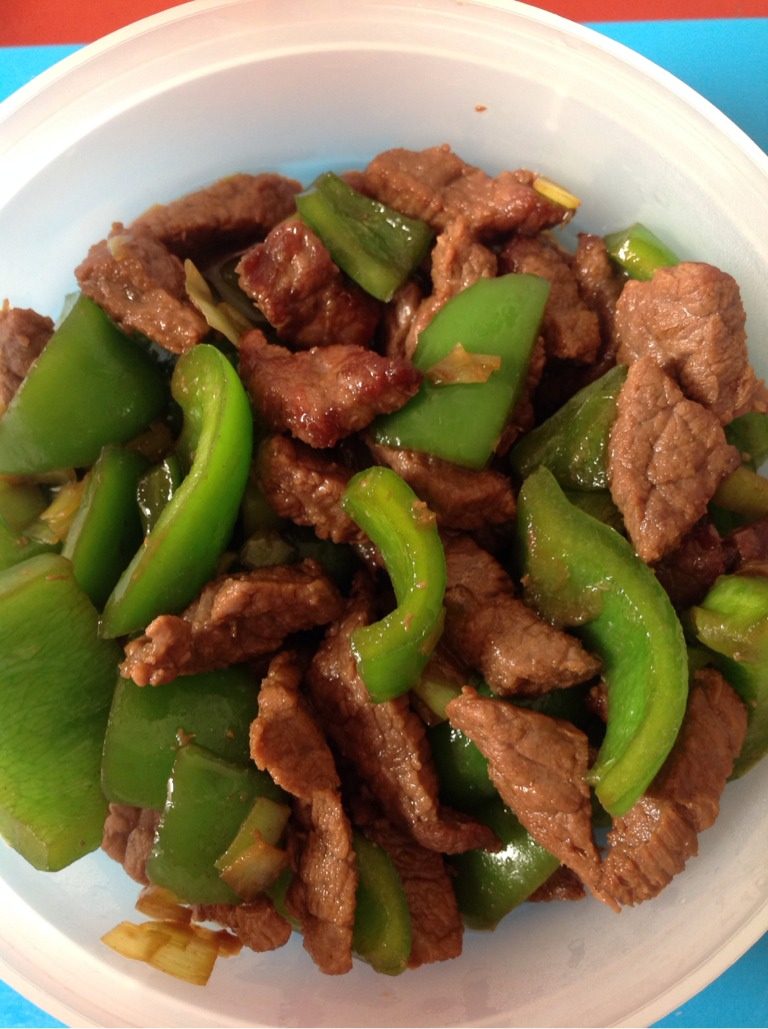 青椒炒牛肉