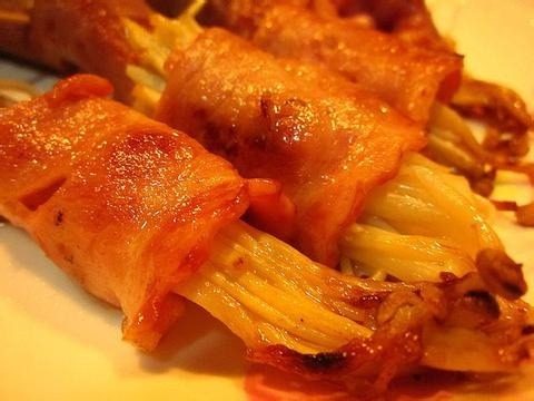 培根金针菇卷烤箱版