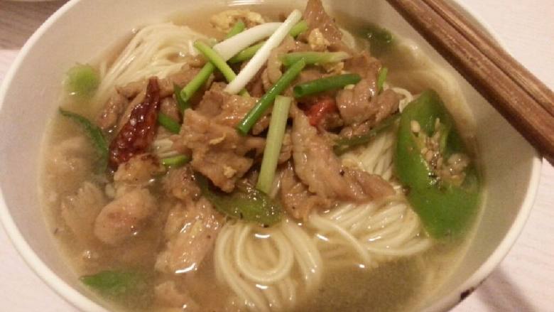 青椒炒肉丝