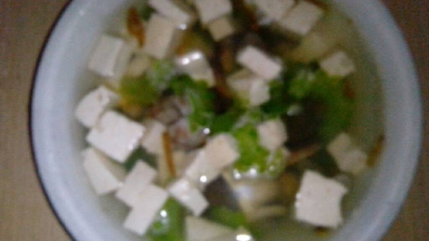 花贝豆腐苦瓜汤