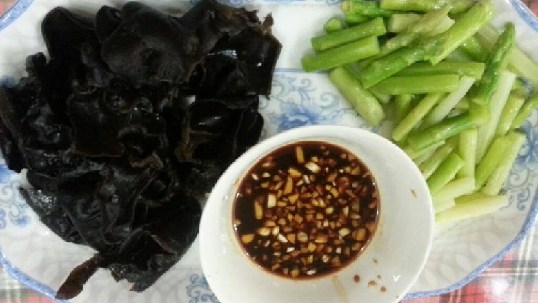 芥末酱油双拼菜