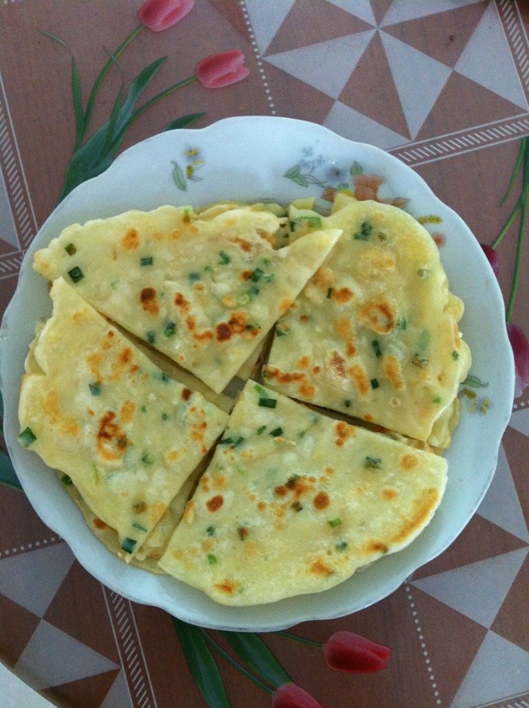 香葱鸡蛋煎饼