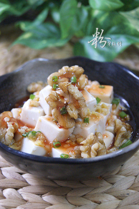核桃蛋黄豆腐 